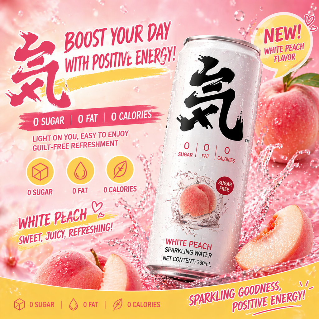 Chi Forest Sparkling Water – Zero Calorie Refreshment (6 Pack)
