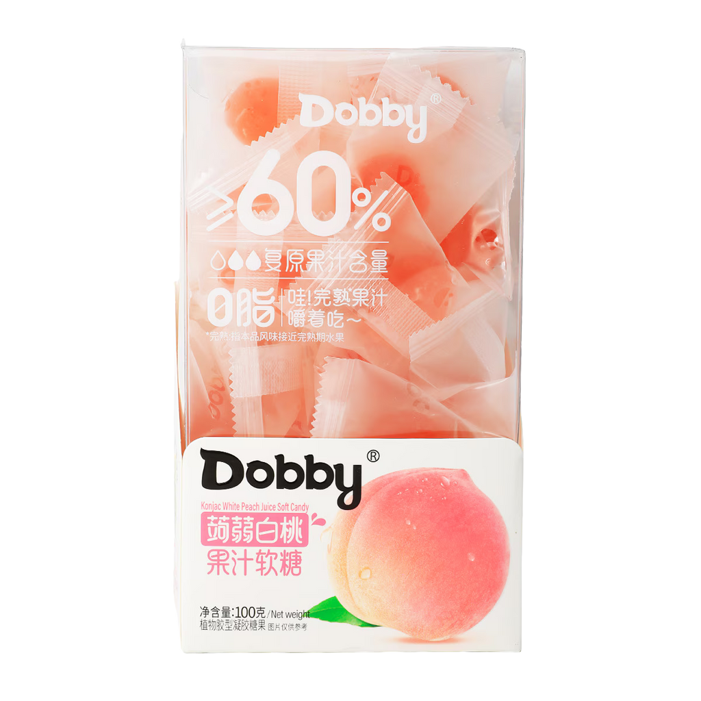 Dobby White Peach Konjac Gummies